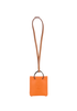 Hermes Shopper Charm, back view